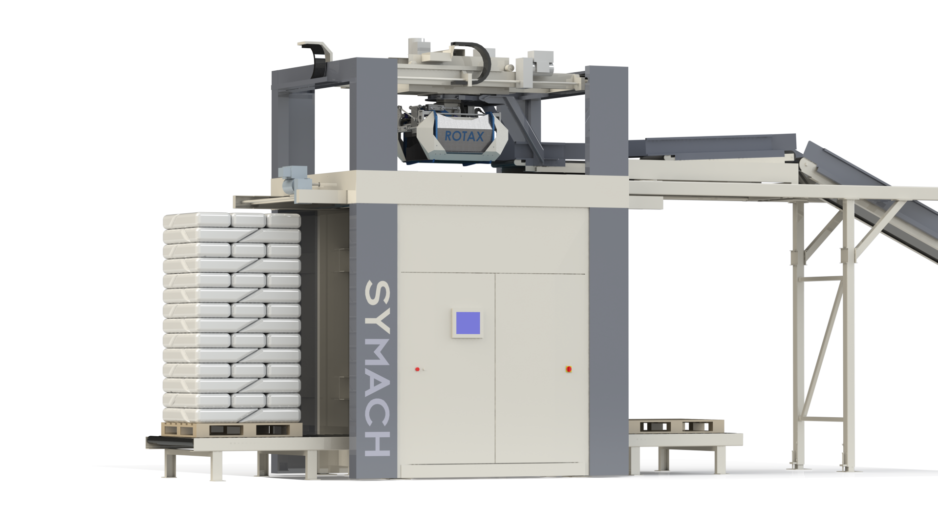 Symach Mach Series Palletizer with ROTAX Head